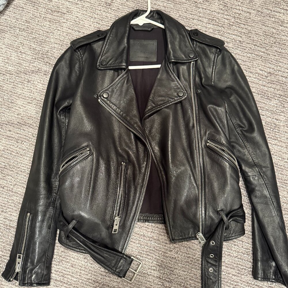 AllSaints Women's Balfern Leather Biker Jacket